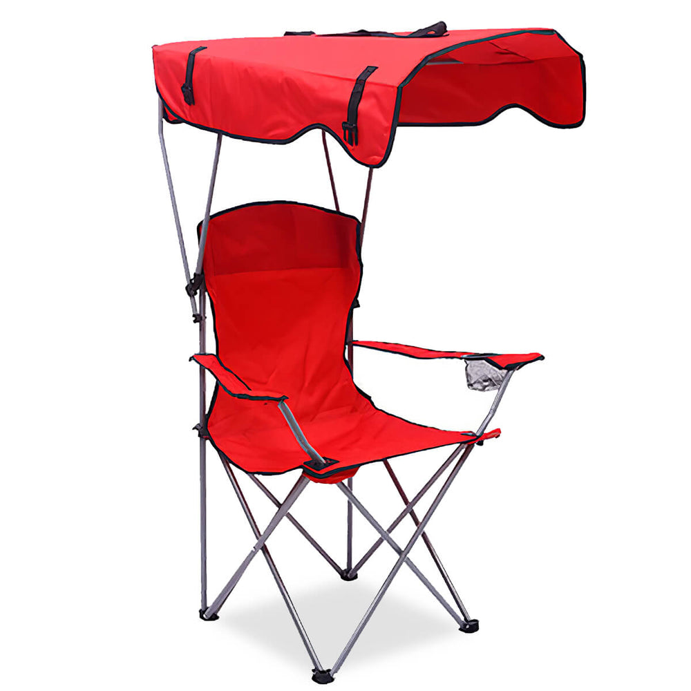 Portable Outdoor Folding Chair with Sunshade