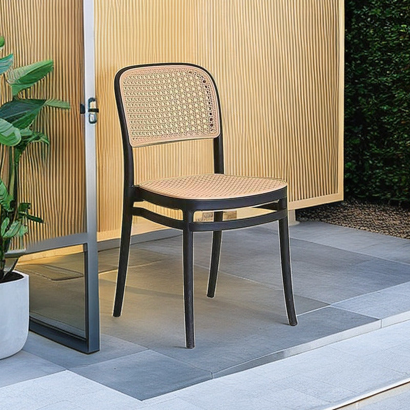 Patio Dining Chairs Outdoor Contemporary Elegance Terrace Chair with Modern Classic Design