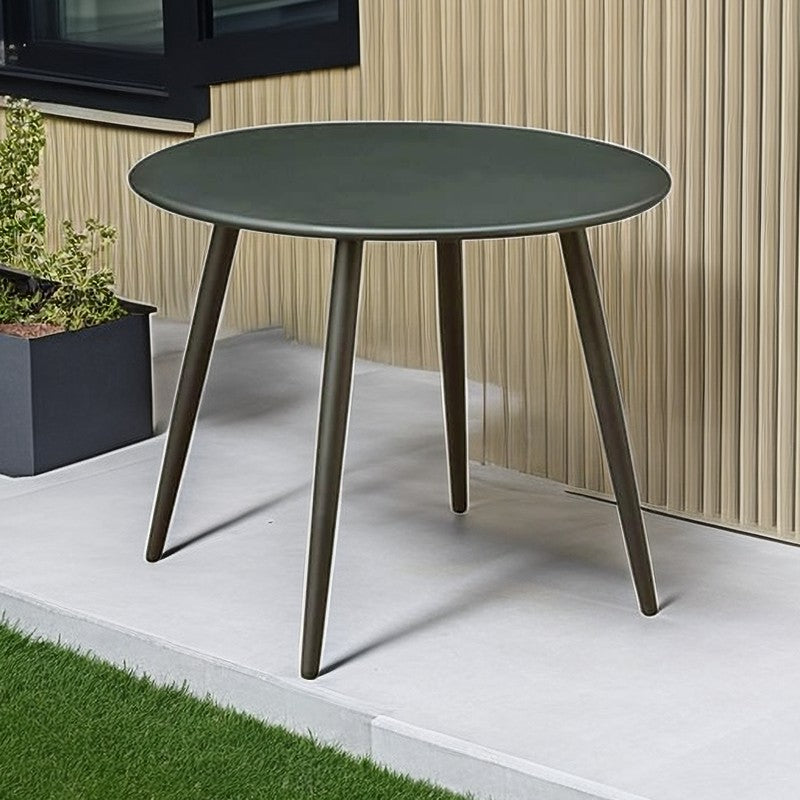 Iron Four-legged Round Outdoor Coffee Table