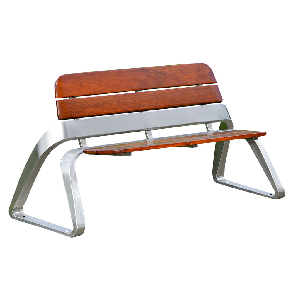 Stainless Steel Outdoor Park Bench