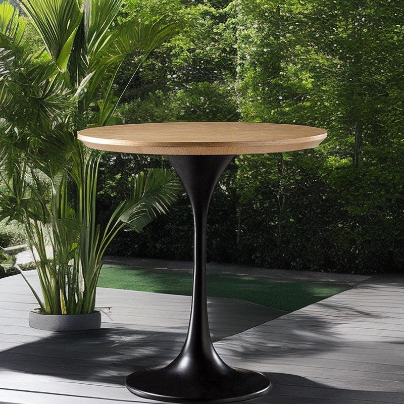 Round Table Coffee Table Fashion Outdoor Table Exquisite Solid Wood Table HWKFZ-20